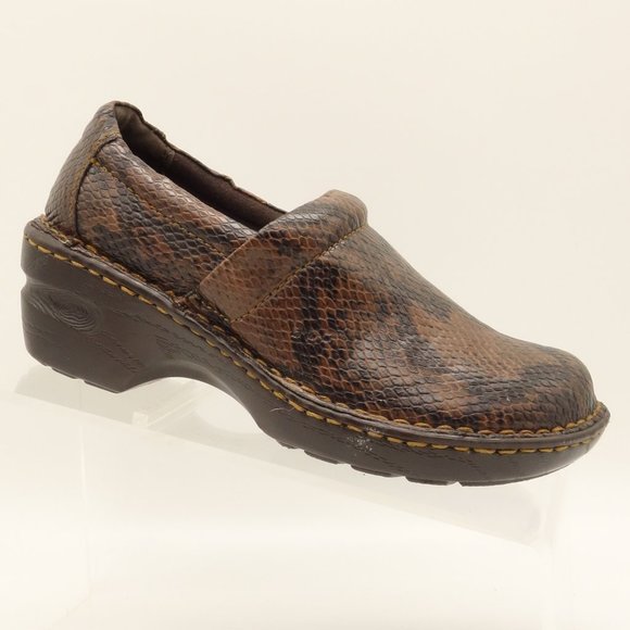 B.O.C BORN CONCEPTS Clogs Brown Animal Print - Picture 1 of 9